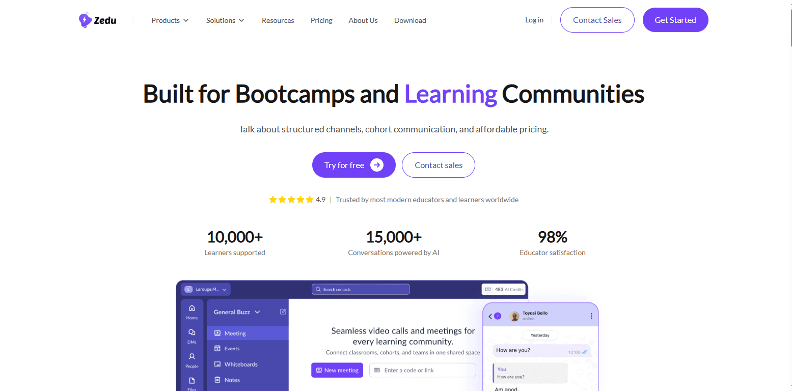 Zedu Homepage — screenshot 1